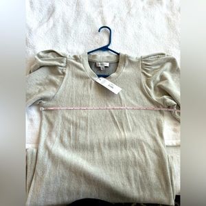 Grey Amour Vert Sweater Dress, NWT, XL, fleece